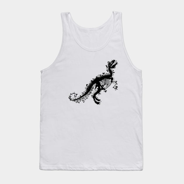 Frail T rex skeleton Tank Top by AnnArtshock